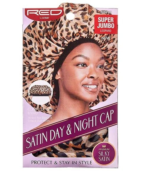 Red By Kiss Satin Day And Night Cap Super Jumbo