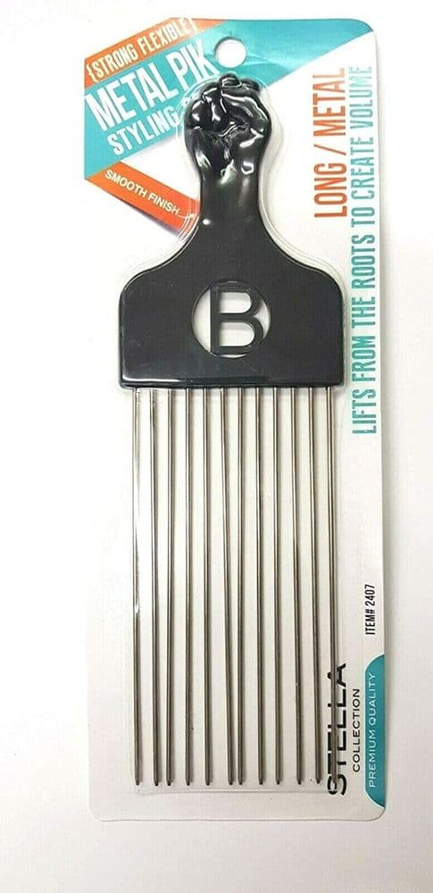 Stella Collection Long Metal Pik Comb