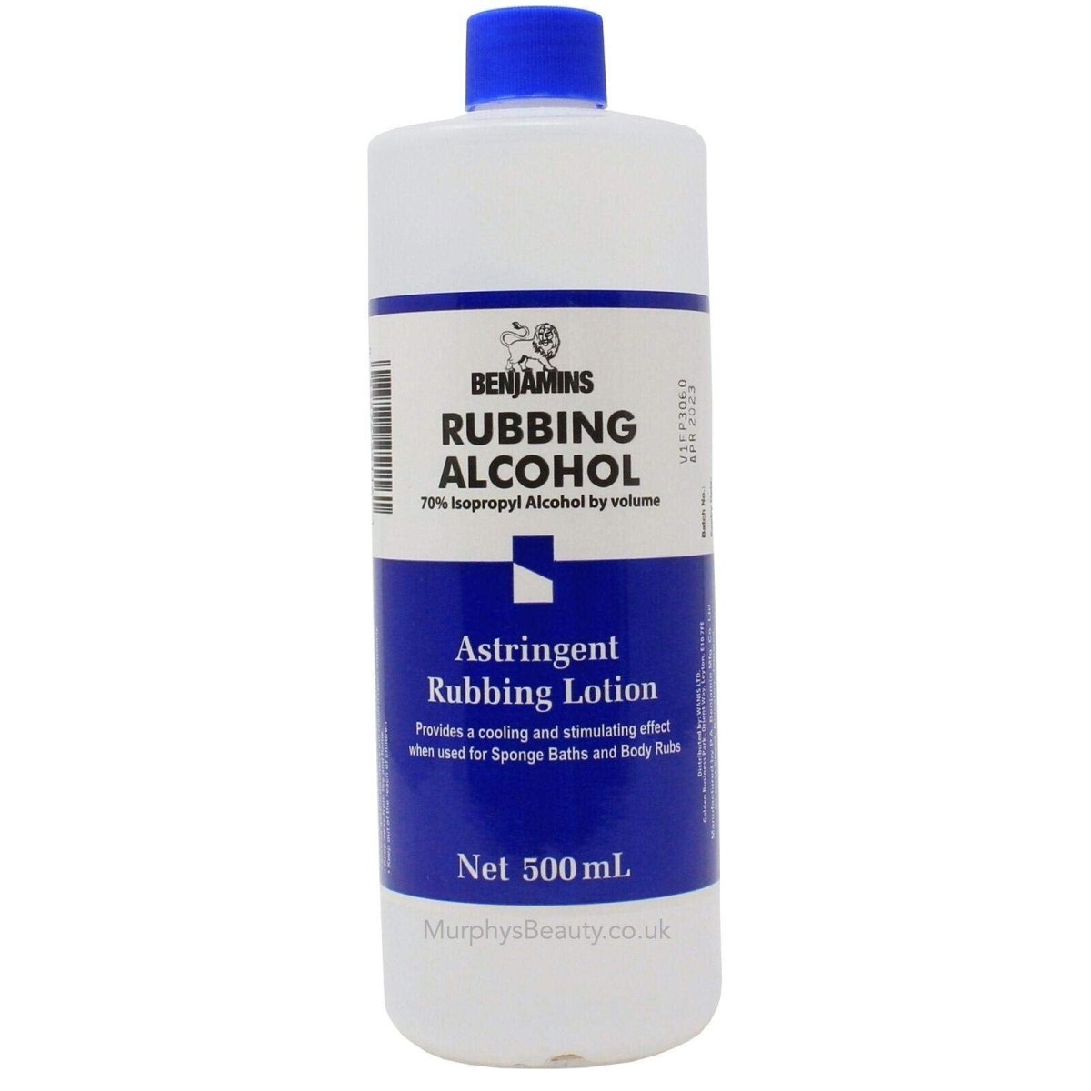 Benjamin Rubbing Alcohol 500ml - Southwestsix Cosmetics Benjamin Rubbing Alcohol 500ml Benjamins Southwestsix Cosmetics 083276251161 Benjamin Rubbing Alcohol 500ml