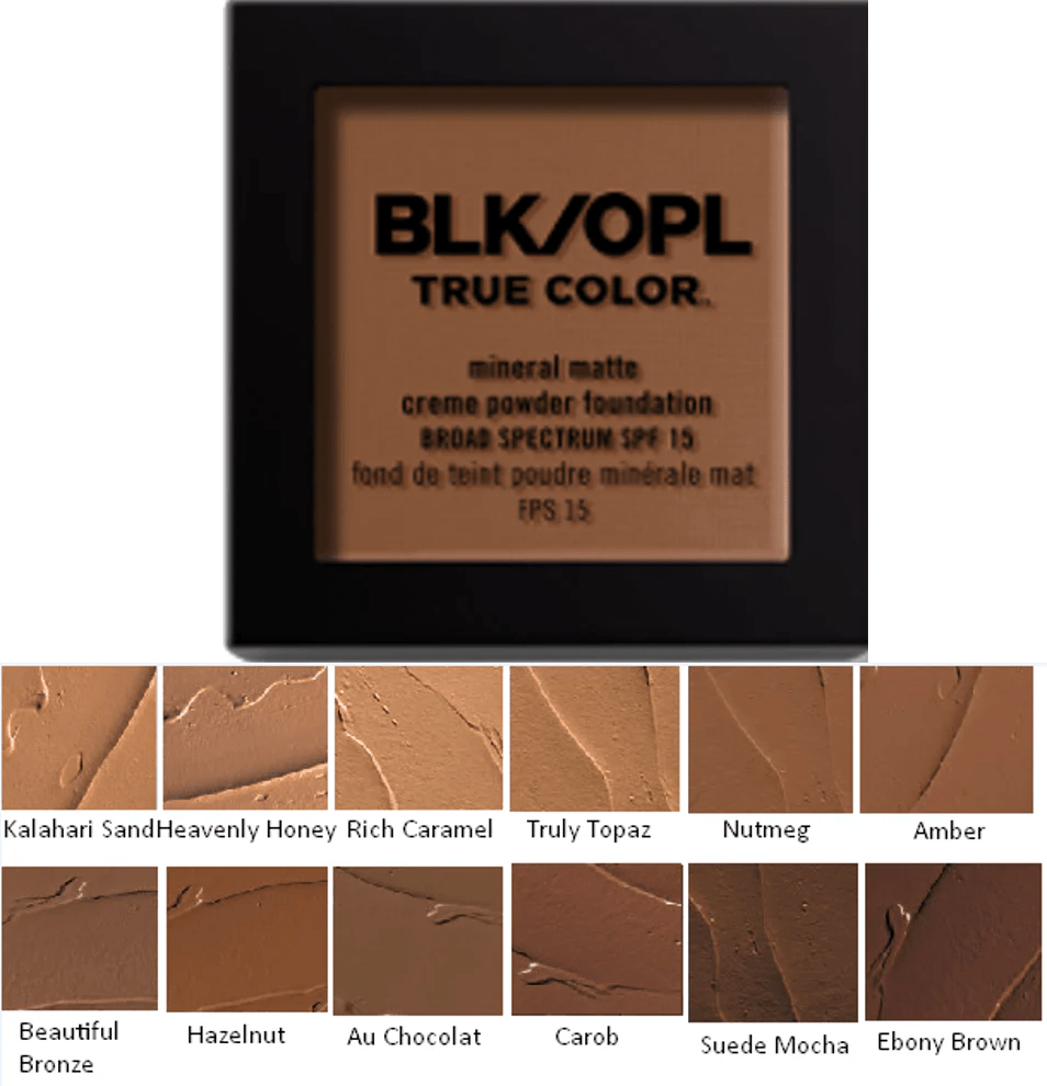 BLACK/ OPL True Colour Mineral Matte Creme Powder Foundation SPF 15 - Southwestsix Cosmetics BLACK/ OPL True Colour Mineral Matte Creme Powder Foundation SPF 15 Foundation Black Opal Southwestsix Cosmetics Beautiful Bronze BLACK/ OPL True Colour Mineral Matte Creme Powder Foundation SPF 15