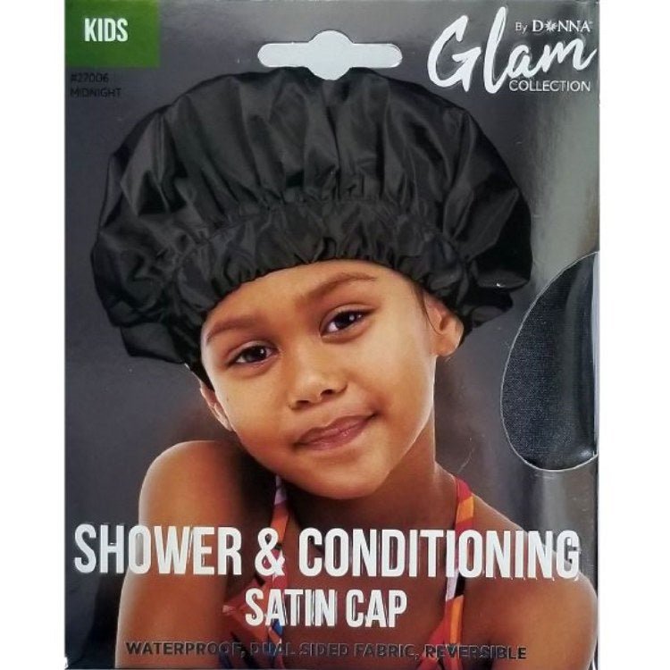 Donna - Kids Glam Collection - Shower & Conditioning Satin Cap - Southwestsix Cosmetics Donna - Kids Glam Collection - Shower & Conditioning Satin Cap Accessories Titan Donna Southwestsix Cosmetics 658302270050 Donna - Kids Glam Collection - Shower & Conditioning Satin Cap