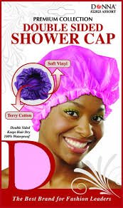 Donna - Large Double Sided Shower Cap - Southwestsix Cosmetics Donna - Large Double Sided Shower Cap Accessories Titan Donna Southwestsix Cosmetics Assorted Cap Colour Donna - Large Double Sided Shower Cap