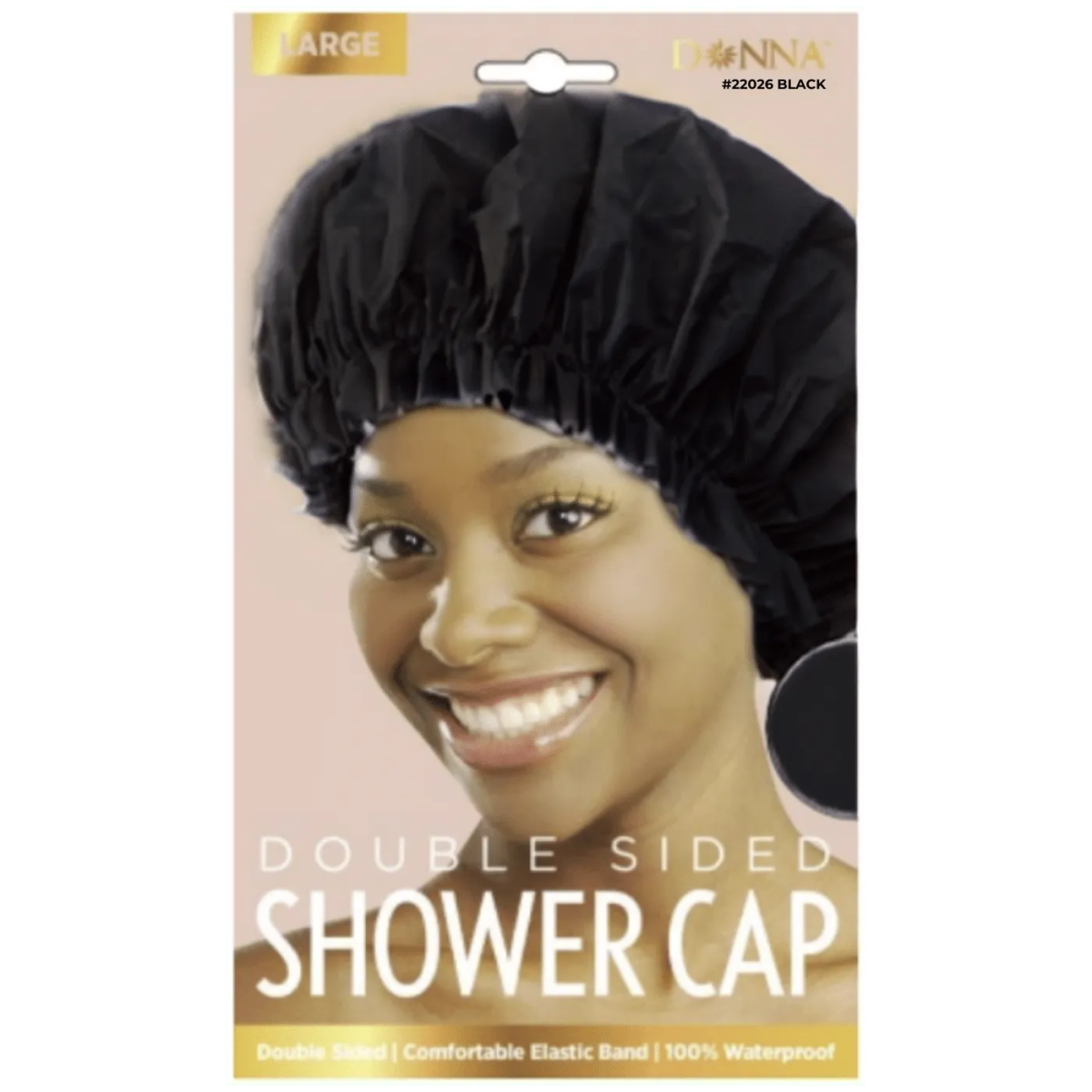 Donna - Large Double Sided Shower Cap - Southwestsix Cosmetics Donna - Large Double Sided Shower Cap Accessories Titan Donna Southwestsix Cosmetics 658302220260 Black Donna - Large Double Sided Shower Cap