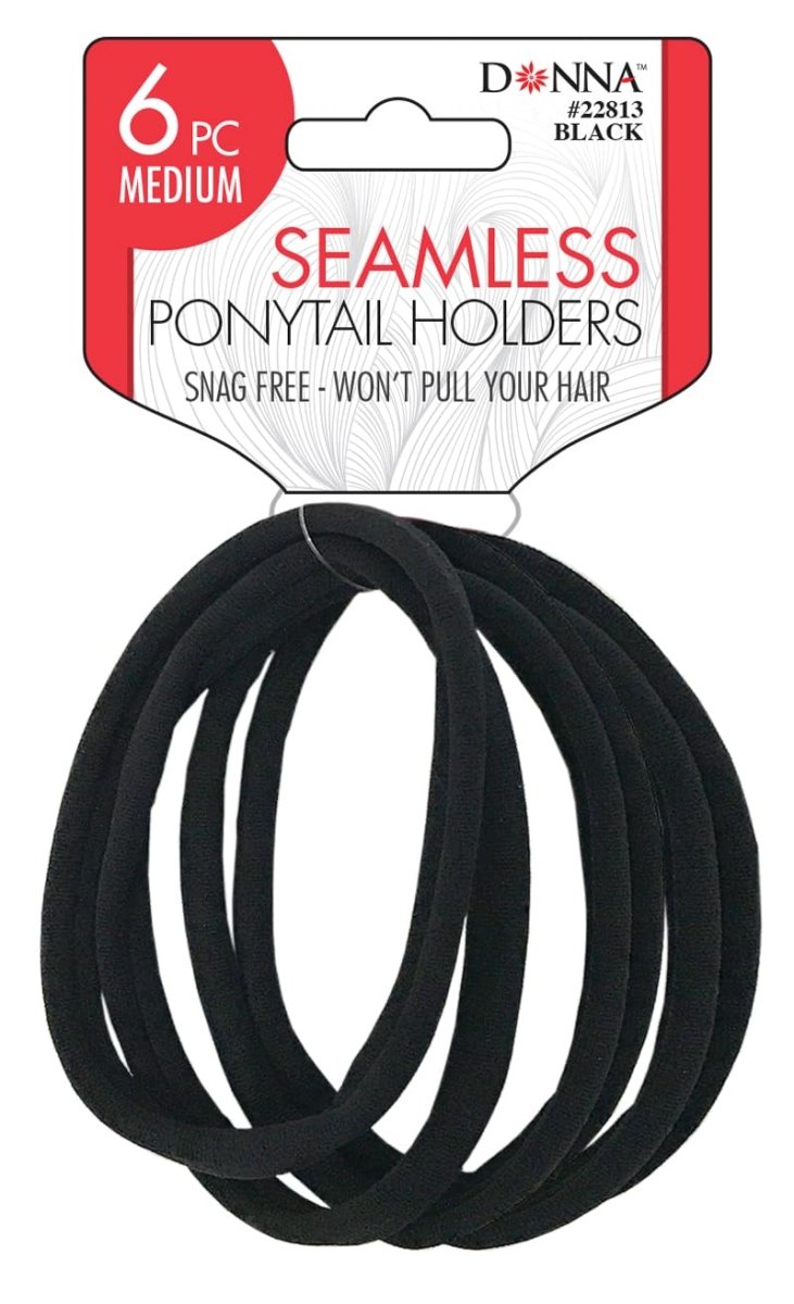 Donna Small Seamless Ponytail Holder - Hair Bands - Southwestsix Cosmetics Donna Small Seamless Ponytail Holder - Hair Bands Accessories Donna Southwestsix Cosmetics 658302228136 Medium 6pc Donna Small Seamless Ponytail Holder - Hair Bands