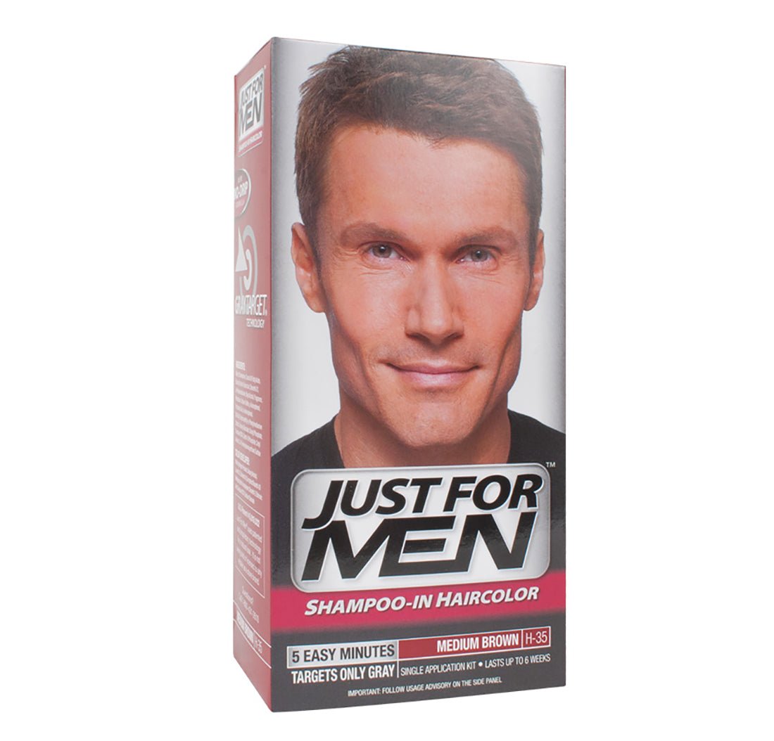 Just For Men - Shampoo - In Haircolour - Southwestsix Cosmetics Just For Men - Shampoo - In Haircolour Hair Colour Just For Men Southwestsix Cosmetics 5010934001856 Medium Brown Just For Men - Shampoo - In Haircolour