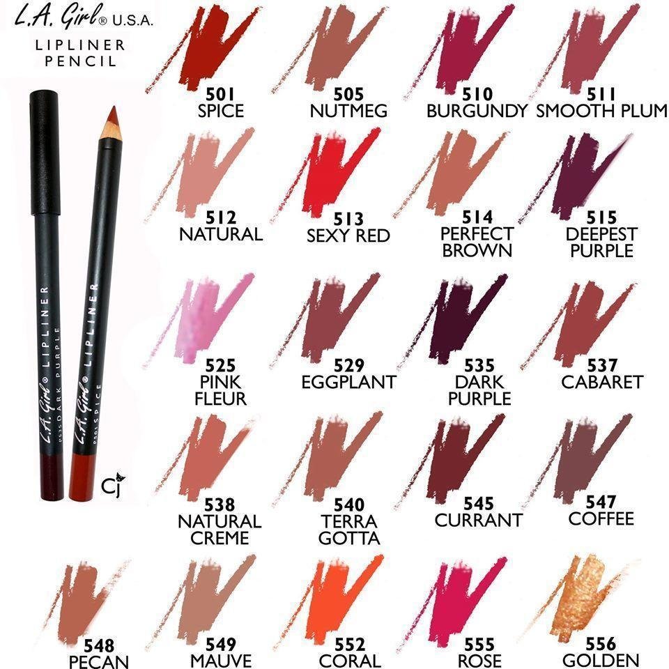 LA Girl Lipliner - Southwestsix Cosmetics LA Girl Lipliner Lip Liner LA Girl Southwestsix Cosmetics Burgundy LA Girl Lipliner