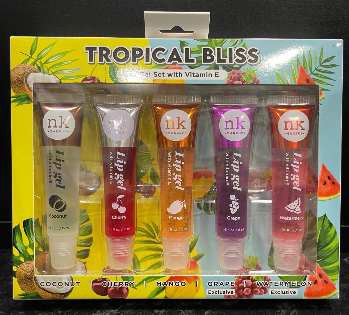 NK Makeup - Tropical Bliss - Lip Gel Set - Southwestsix Cosmetics NK Makeup - Tropical Bliss - Lip Gel Set Lip Gel NK Makeup Southwestsix Cosmetics 607203048824 NK Makeup - Tropical Bliss - Lip Gel Set