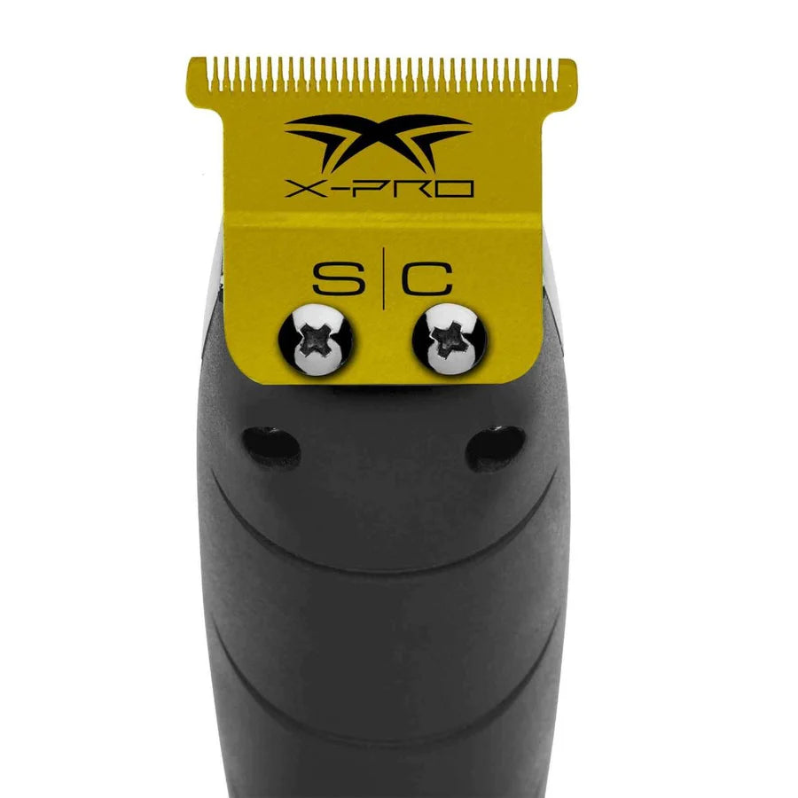 SC StyleCraft Precision Gold X-Pro Fixed Trimmer Blade with THE ONE Moving DLC Deep Tooth Cutter Set