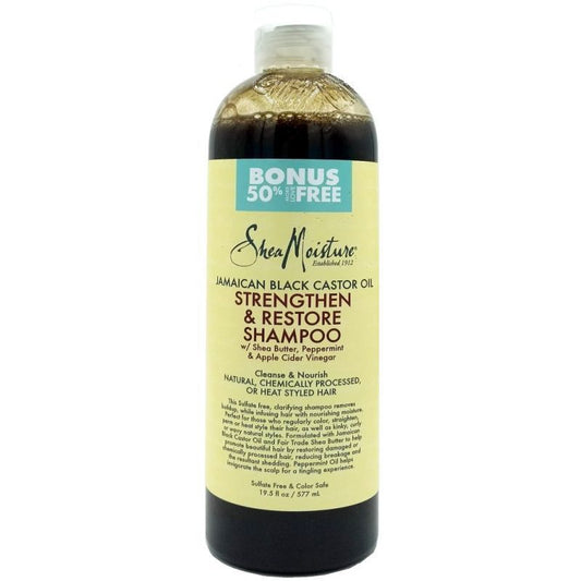 Shea Moisture Jamaican Black Castor Oil Strengthen and Restore Shampoo 19.8oz - Southwestsix Cosmetics Shea Moisture Jamaican Black Castor Oil Strengthen and Restore Shampoo 19.8oz Shampoo Shea Moisture Southwestsix Cosmetics 764302215837 Shea Moisture Jamaican Black Castor Oil Strengthen and Restore Shampoo 19.8oz