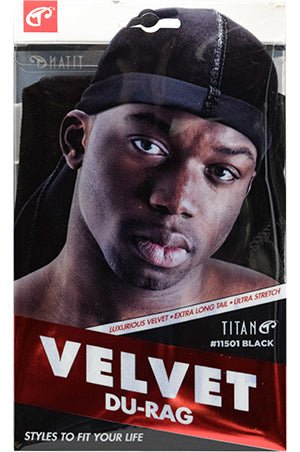 Titan Velvet Durag - Southwestsix Cosmetics Titan Velvet Durag Titan Donna Southwestsix Cosmetics 658302115016 Titan Velvet Durag