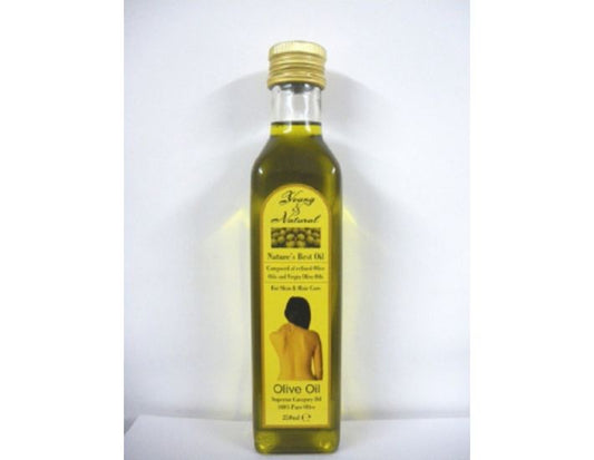 Young & Natural 100% Pure Olive Oil For Skin & Hair - Southwestsix Cosmetics Young & Natural 100% Pure Olive Oil For Skin & Hair Body Oil Young & Natural Southwestsix Cosmetics 125 ml Young & Natural 100% Pure Olive Oil For Skin & Hair