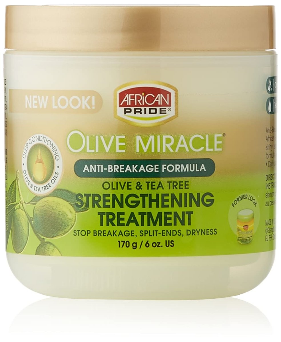 African Pride Olive Miracle Anti Breakage Strengthening Treatment Cream 6oz / 170g - Southwestsix Cosmetics African Pride Olive Miracle Anti Breakage Strengthening Treatment Cream 6oz / 170g Hair Treatment African Pride Southwestsix Cosmetics 802535453531 African Pride Olive Miracle Anti Breakage Strengthening Treatment Cream 6oz / 170g