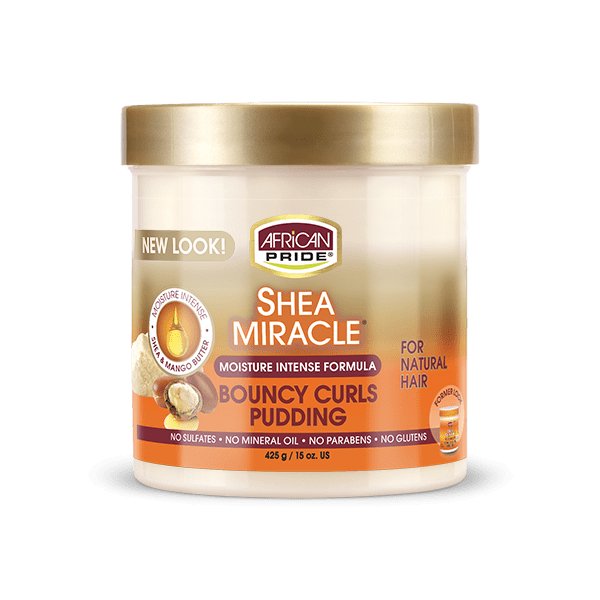 African Pride Shea Miracle Moisture Intense Bouncy Curls Pudding 15oz - Southwestsix Cosmetics African Pride Shea Miracle Moisture Intense Bouncy Curls Pudding 15oz Hair Pudding African Pride Southwestsix Cosmetics African Pride Shea Miracle Moisture Intense Bouncy Curls Pudding 15oz