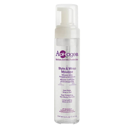 Aphogee Style & Wrap Mousse 8.5oz - Southwestsix Cosmetics Aphogee Style & Wrap Mousse 8.5oz Mousse Aphogee Southwestsix Cosmetics Aphogee Style & Wrap Mousse 8.5oz