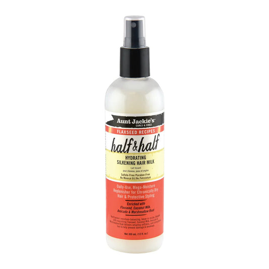 Aunt Jackie’s Flaxseed Half & Half Hydrating Silkening Hair Milk 12oz - Southwestsix Cosmetics Aunt Jackie’s Flaxseed Half & Half Hydrating Silkening Hair Milk 12oz Health & Beauty Aunt Jackie's Southwestsix Cosmetics Aunt Jackie’s Flaxseed Half & Half Hydrating Silkening Hair Milk 12oz