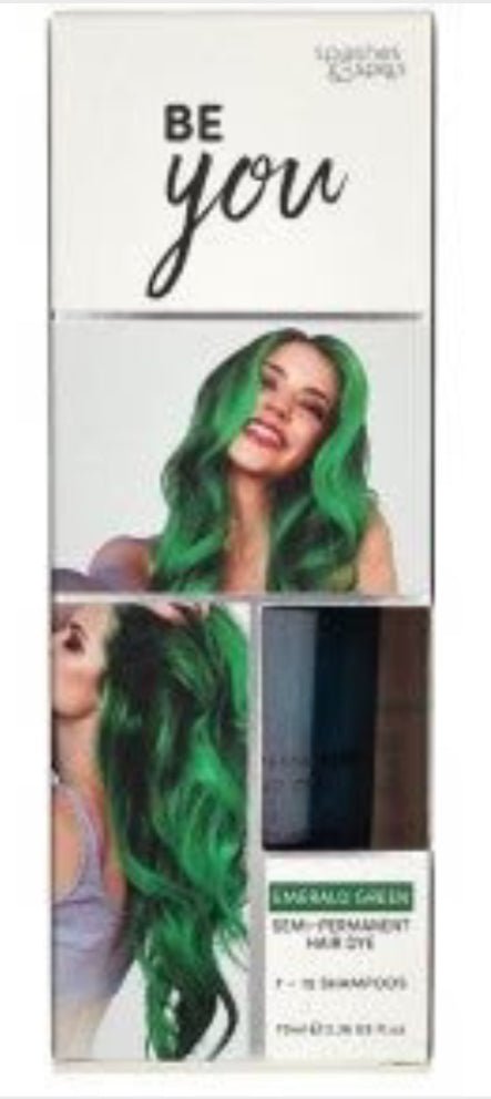 Be You Emerald Green Semi Permanent Hair Dye - Southwestsix Cosmetics Be You Emerald Green Semi Permanent Hair Dye Hair Dyes Be You Southwestsix Cosmetics 5060448782673 Emerald Green Be You Emerald Green Semi Permanent Hair Dye