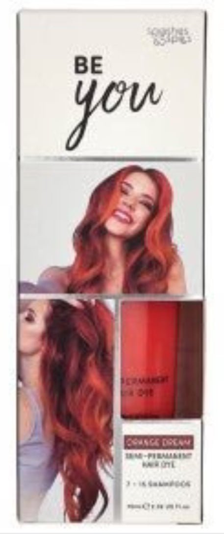 Be You Orange Dream Semi Permanent Hair Dye - Southwestsix Cosmetics Be You Orange Dream Semi Permanent Hair Dye Hair Dyes Be You Southwestsix Cosmetics 5060448782703 Orange Dream Be You Orange Dream Semi Permanent Hair Dye