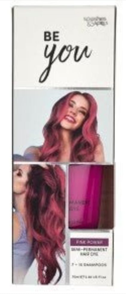 Be You Pink Power Semi Permanent Hair Dye - Southwestsix Cosmetics Be You Pink Power Semi Permanent Hair Dye Hair Dyes Be You Southwestsix Cosmetics 5060448782659 Pink Power Be You Pink Power Semi Permanent Hair Dye