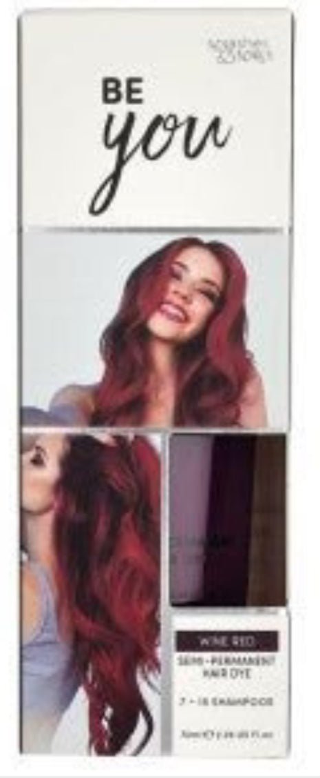 Be You Wine Red Semi Permanent Hair Dye - Southwestsix Cosmetics Be You Wine Red Semi Permanent Hair Dye Hair Dyes Be You Southwestsix Cosmetics 5060448782642 Wine red Be You Wine Red Semi Permanent Hair Dye