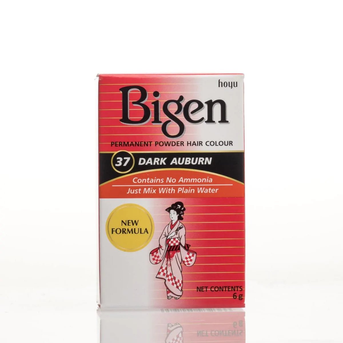 Bigen Permanent Hair Powder - Southwestsix Cosmetics Bigen Permanent Hair Powder Bigen Southwestsix Cosmetics 37 - Dark Auburn Bigen Permanent Hair Powder