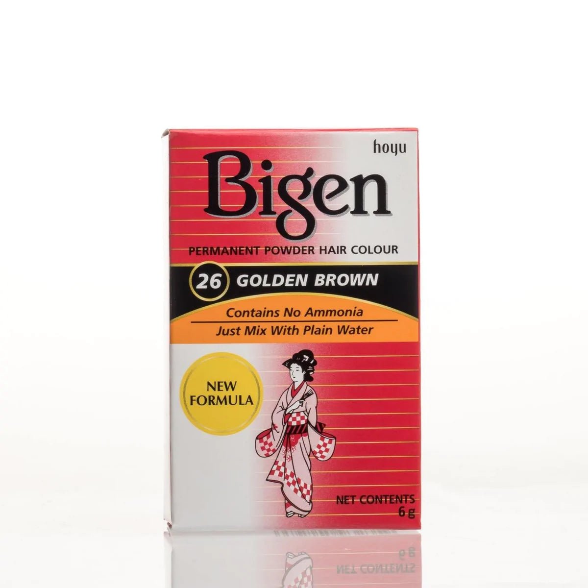 Bigen Permanent Hair Powder - Southwestsix Cosmetics Bigen Permanent Hair Powder Bigen Southwestsix Cosmetics 26 - Golden Brown Bigen Permanent Hair Powder