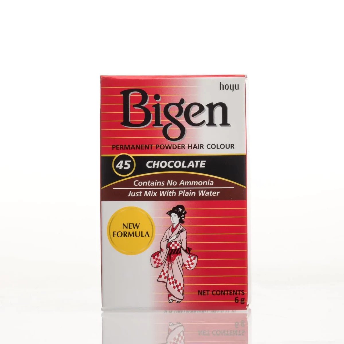 Bigen Permanent Hair Powder - Southwestsix Cosmetics Bigen Permanent Hair Powder Bigen Southwestsix Cosmetics 45 - Chocolate Bigen Permanent Hair Powder