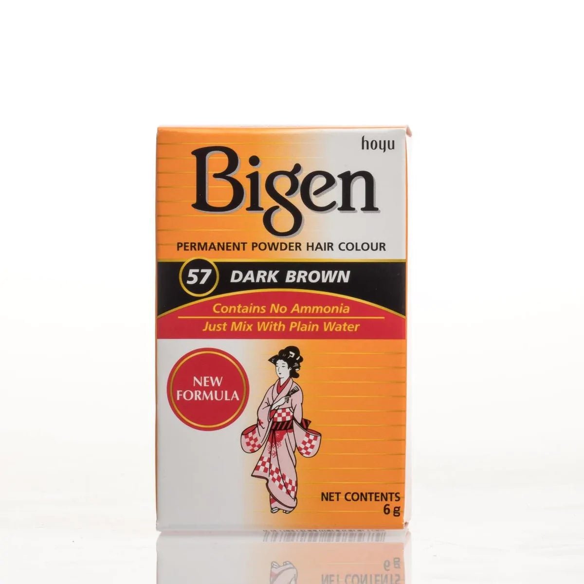 Bigen Permanent Hair Powder - Southwestsix Cosmetics Bigen Permanent Hair Powder Bigen Southwestsix Cosmetics 4987205905575 57 - Dark Brown Bigen Permanent Hair Powder