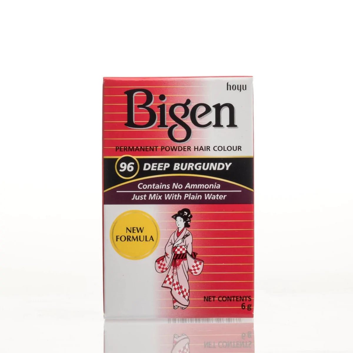 Bigen Permanent Hair Powder - Southwestsix Cosmetics Bigen Permanent Hair Powder Bigen Southwestsix Cosmetics 96 - Deep Burgundy Bigen Permanent Hair Powder