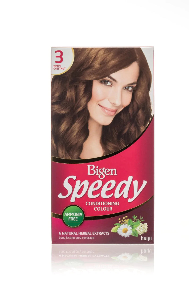 Bigen Women's Speedy Conditioning Colour - Warm Chestnut - Southwestsix Cosmetics Bigen Women's Speedy Conditioning Colour - Warm Chestnut Hair Dyes Bigen Southwestsix Cosmetics Bigen Women's Speedy Conditioning Colour - Warm Chestnut