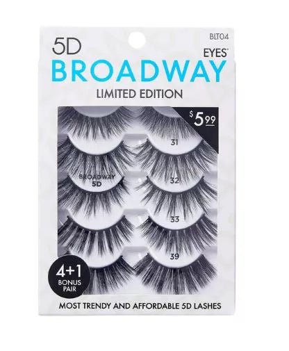 Broadway: 5 Pairs 5D Lash - Southwestsix Cosmetics Broadway: 5 Pairs 5D Lash Broadway Southwestsix Cosmetics Broadway: 5 Pairs 5D Lash