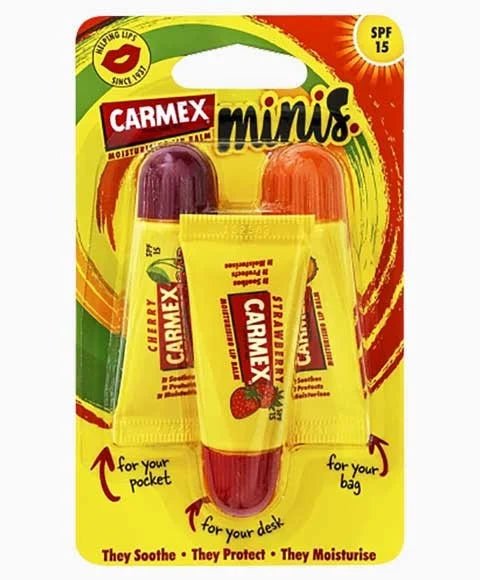 Carmex Minis (3 pack) - Southwestsix Cosmetics Carmex Minis (3 pack) Carmex Southwestsix Cosmetics 0083078016548 Carmex Minis (3 pack)