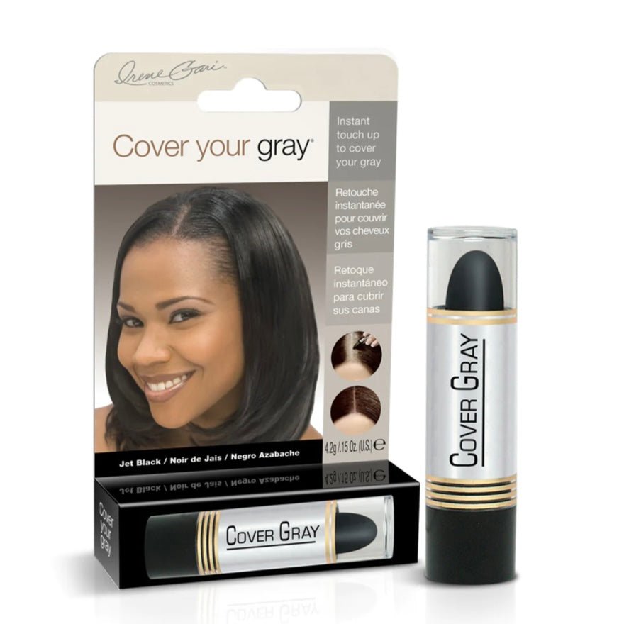 Cover Your Gray Hair Colour Touch-Up Stick 4.2g - Southwestsix Cosmetics Cover Your Gray Hair Colour Touch-Up Stick 4.2g Hair Colour Cover Your Gray Southwestsix Cosmetics 0113IG 021959001160 Jet Black Cover Your Gray Hair Colour Touch-Up Stick 4.2g