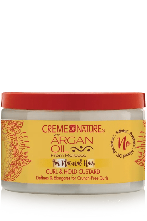 Creme Of Nature Argan Oil for Natural Hair Curl & Hold Custard 11.5oz - Southwestsix Cosmetics Creme Of Nature Argan Oil for Natural Hair Curl & Hold Custard 11.5oz Styling Gel Creme Of Nature Southwestsix Cosmetics Creme Of Nature Argan Oil for Natural Hair Curl & Hold Custard 11.5oz