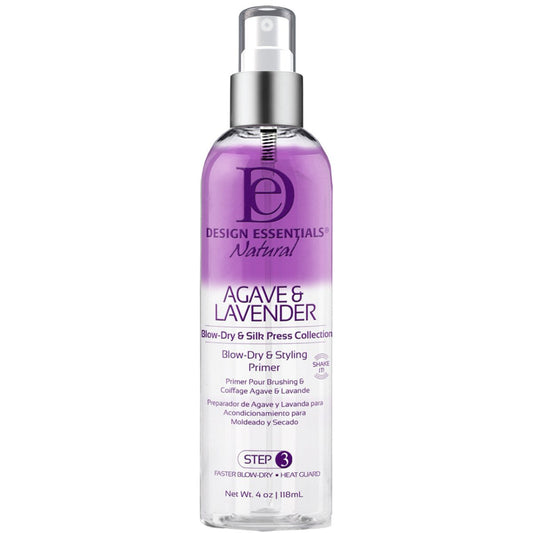 Design Essentials Agave & Lavender Blow-Dry & Styling Primer 8oz - Southwestsix Cosmetics Design Essentials Agave & Lavender Blow-Dry & Styling Primer 8oz Hair Care Design Essentials Southwestsix Cosmetics Design Essentials Agave & Lavender Blow-Dry & Styling Primer 8oz