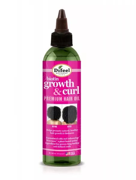 Difeel: Growth & Curl Biotin Premium Hair Oil - Southwestsix Cosmetics Difeel: Growth & Curl Biotin Premium Hair Oil Hair Oil Difeel Southwestsix Cosmetics Difeel: Growth & Curl Biotin Premium Hair Oil