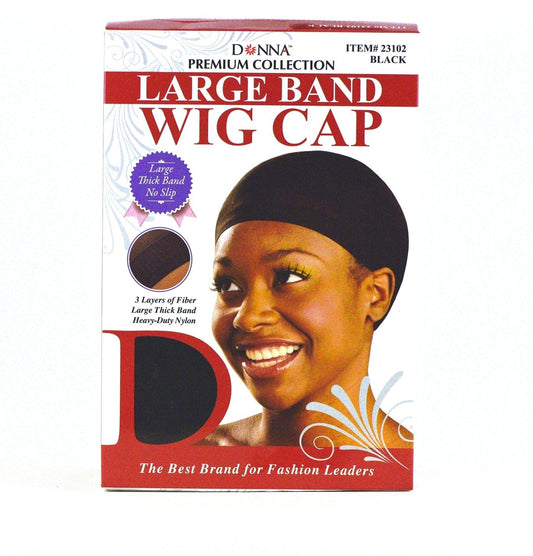 Donna Large Band Wig Cap - Southwestsix Cosmetics Donna Large Band Wig Cap Wig Cap Donna Southwestsix Cosmetics 658302231020 Black Donna Large Band Wig Cap