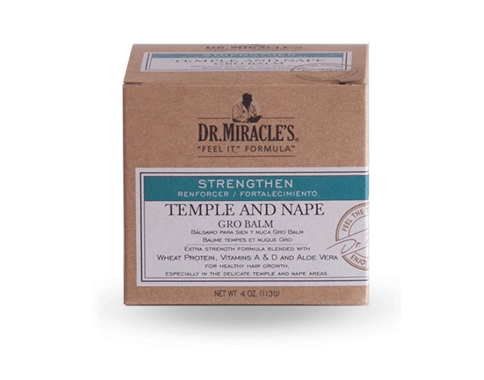 Dr Miracle's Temple & Nape Gro Balm Regular 4oz - Southwestsix Cosmetics Dr Miracle's Temple & Nape Gro Balm Regular 4oz Hair Balm Dr. Miracle's Southwestsix Cosmetics Regular Dr Miracle's Temple & Nape Gro Balm Regular 4oz