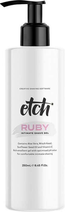 Etch Ruby Intimate Shave Gel 250ml - Southwestsix Cosmetics Etch Ruby Intimate Shave Gel 250ml Shaving Gel Etch Southwestsix Cosmetics 073585022732 Etch Ruby Intimate Shave Gel 250ml