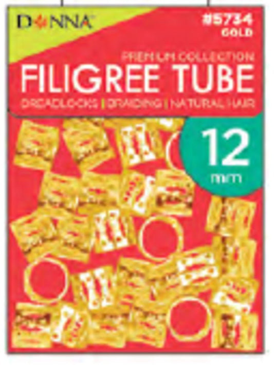 Filigree Tube - Gold - Southwestsix Cosmetics Filigree Tube - Gold Accessories Donna Southwestsix Cosmetics 658302057347 Filigree Tube - Gold