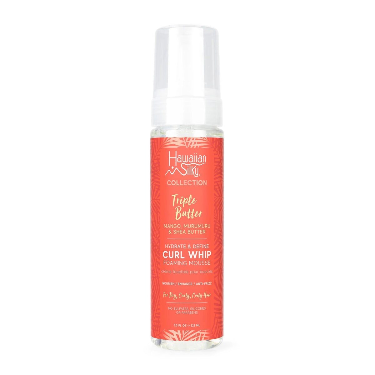 Hawaiian Silky Hydrate And Define Curl Whip Foaming Mousse 7.5oz - Southwestsix Cosmetics Hawaiian Silky Hydrate And Define Curl Whip Foaming Mousse 7.5oz JFL Beauty Club Southwestsix Cosmetics 745557533211 Hawaiian Silky Hydrate And Define Curl Whip Foaming Mousse 7.5oz