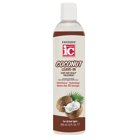 IC Fantasia Coconut Leave-In Hair and Scalp Treatment 12oz - Southwestsix Cosmetics IC Fantasia Coconut Leave-In Hair and Scalp Treatment 12oz Leave-in Conditioner IC Fantasia Southwestsix Cosmetics IC Fantasia Coconut Leave-In Hair and Scalp Treatment 12oz