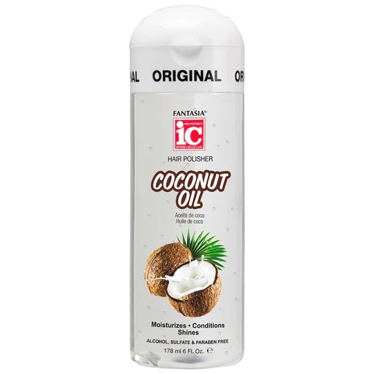 IC Fantasia Coconut Oil 6oz - Southwestsix Cosmetics IC Fantasia Coconut Oil 6oz Hair Polisher IC Fantasia Southwestsix Cosmetics 01131303300 IC Fantasia Coconut Oil 6oz