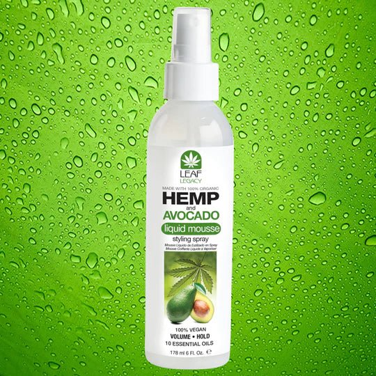 IC Fantasia Leaf Legacy Hemp & Avocado Liquid Mousse Styling Spray 6oz - Southwestsix Cosmetics IC Fantasia Leaf Legacy Hemp & Avocado Liquid Mousse Styling Spray 6oz Mousse IC Fantasia Southwestsix Cosmetics IC Fantasia Leaf Legacy Hemp & Avocado Liquid Mousse Styling Spray 6oz