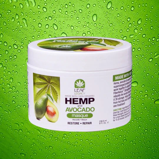 IC Fantasia Leaf Legacy Hemp & Avocado Masque 8oz - Southwestsix Cosmetics IC Fantasia Leaf Legacy Hemp & Avocado Masque 8oz Hair Masque IC Fantasia Southwestsix Cosmetics IC Fantasia Leaf Legacy Hemp & Avocado Masque 8oz