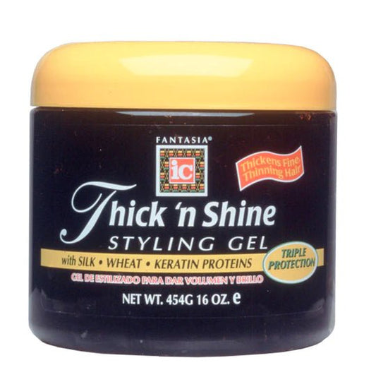 IC Fantasia Thick-N-Shine Styling Gel 16oz - Southwestsix Cosmetics IC Fantasia Thick-N-Shine Styling Gel 16oz Styling Gel IC Fantasia Southwestsix Cosmetics IC Fantasia Thick-N-Shine Styling Gel 16oz