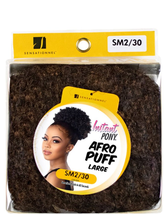 Instant Pony Afro Puff Large - Southwestsix Cosmetics Instant Pony Afro Puff Large Ponytail Sensationnel Southwestsix Cosmetics 1 Instant Pony Afro Puff Large