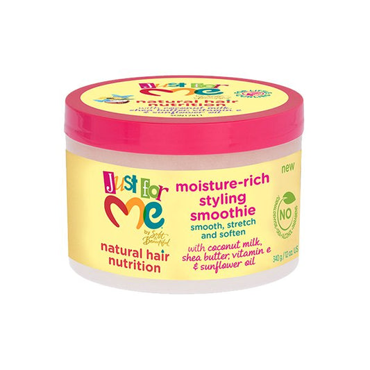 Just For Me Natural Hair Nutrition Moisture-Rich Styling Smoothie 12oz - Southwestsix Cosmetics Just For Me Natural Hair Nutrition Moisture-Rich Styling Smoothie 12oz Styling Cream Just For Me Southwestsix Cosmetics Just For Me Natural Hair Nutrition Moisture-Rich Styling Smoothie 12oz