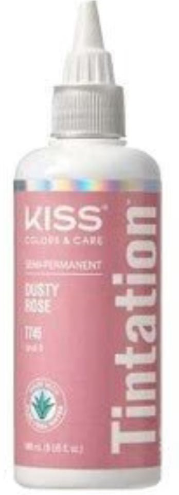 Kiss Colors Tintation Semi Permanent Dusty Rose T745 - Southwestsix Cosmetics Kiss Colors Tintation Semi Permanent Dusty Rose T745 Hair Colour Kiss Southwestsix Cosmetics Kiss Colors Tintation Semi Permanent Dusty Rose T745