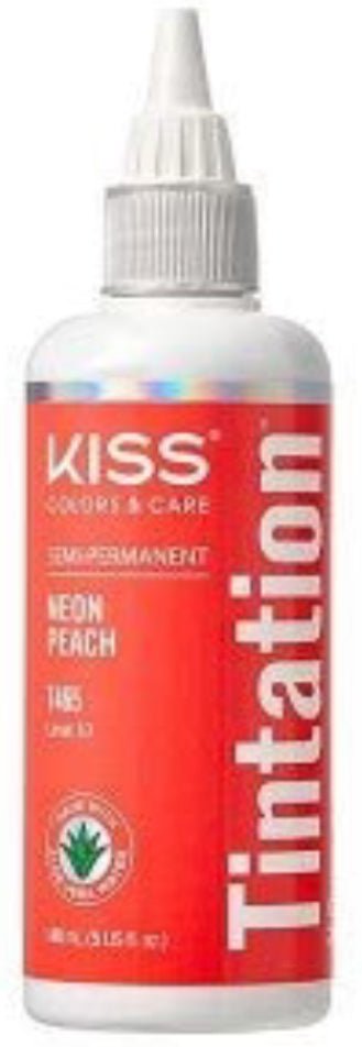 Kiss Colors Tintation Semi Permanent Neon Peach T465 - Southwestsix Cosmetics Kiss Colors Tintation Semi Permanent Neon Peach T465 Hair Colour Kiss Southwestsix Cosmetics Kiss Colors Tintation Semi Permanent Neon Peach T465