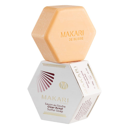 Makari Clear Acnyl Sulfur Soap 7oz - Southwestsix Cosmetics Makari Clear Acnyl Sulfur Soap 7oz Bar Soap Makari Southwestsix Cosmetics Makari Clear Acnyl Sulfur Soap 7oz